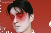 刘昊然戏曲造型登杂志封面，一抹绯红似《游园惊梦》，令人惊艳！